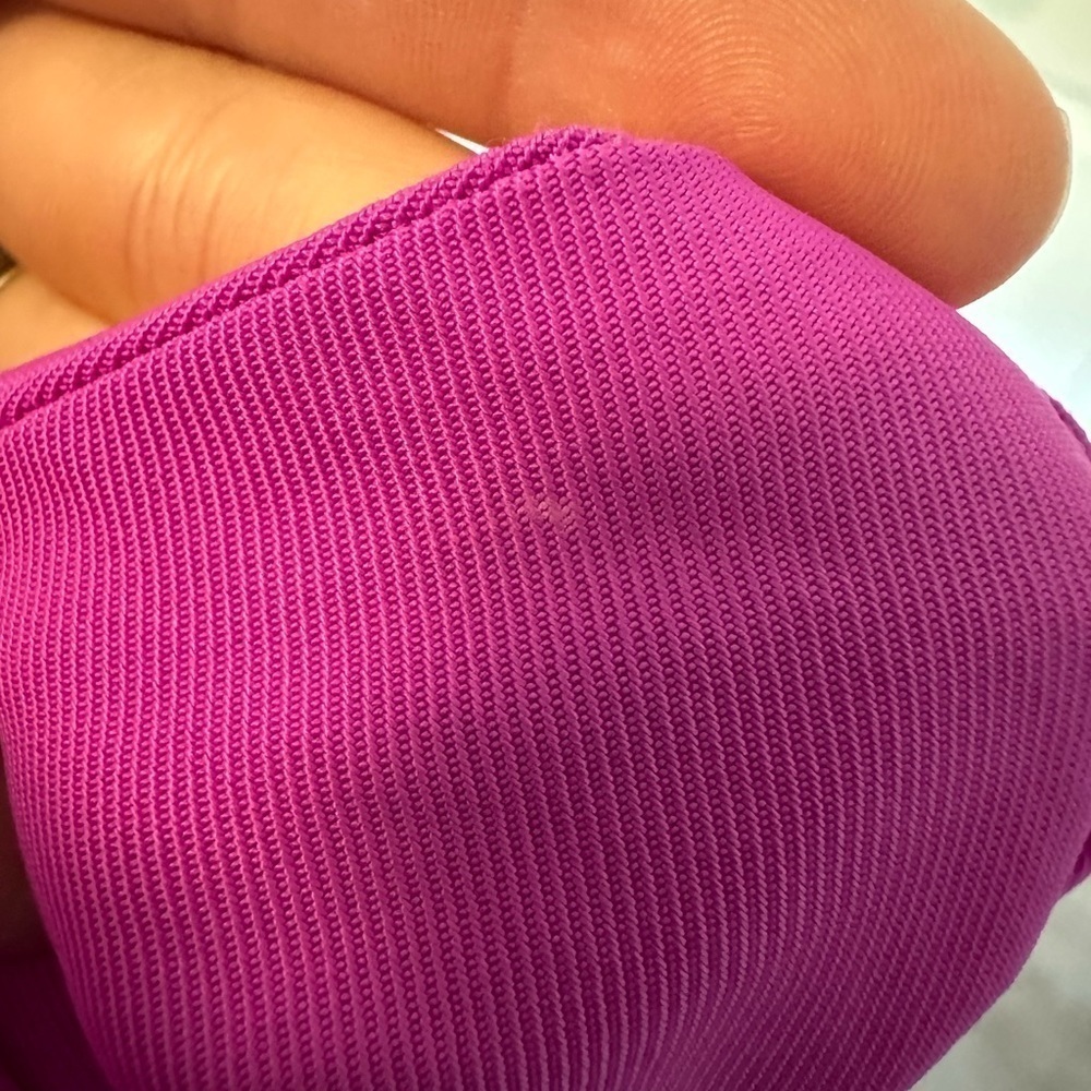 BANANA Republic Bright Bold Pink Shirt Dress - Picture 9 of 9